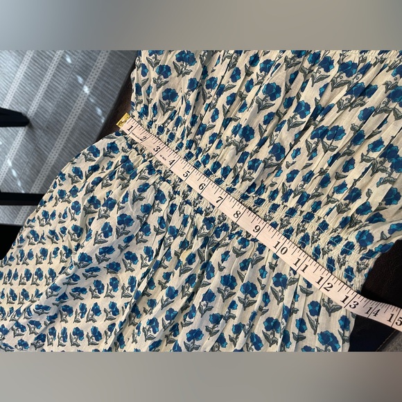 NWT Eddy Rosie Midi Nightgown Floral Puff Sleeve Midi Dress S - Picture 12 of 14